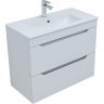 Тумба под раковину Aquanet Практика 80 330459 подвесная Белая матовая, купить, цена, заказать, магазин, доставка, скидка, промокод, купить, цена, заказать, магазин, доставка, скидка, промокод
