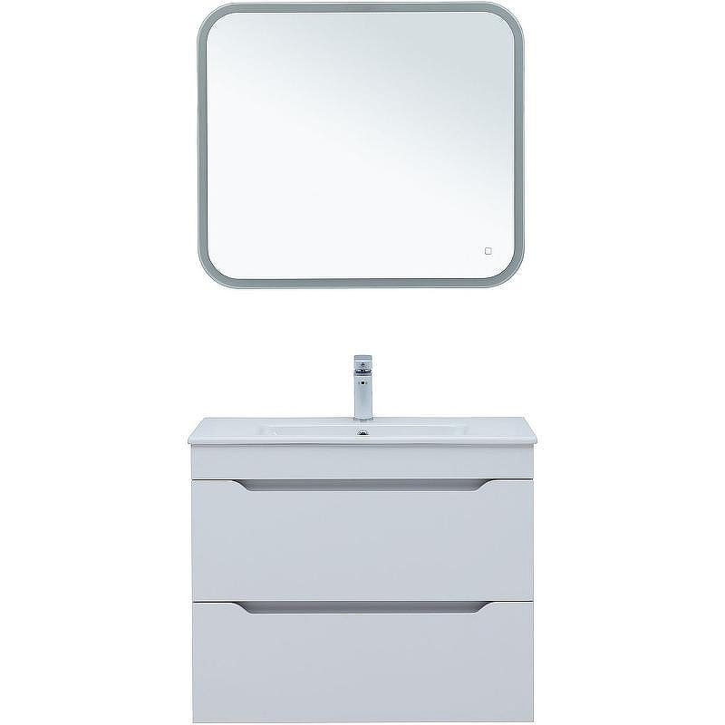 Тумба под раковину Aquanet Практика 80 330459 подвесная Белая матовая, купить, цена, заказать, магазин, доставка, скидка, промокод, купить, цена, заказать, магазин, доставка, скидка, промокод