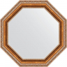 Зеркало Evoform Octagon 52х52 BY 3724 в багетной раме - Версаль бронза 64, купить, цена, заказать, магазин, доставка, скидка, промокод, купить, цена, заказать, магазин, доставка, скидка, промокод