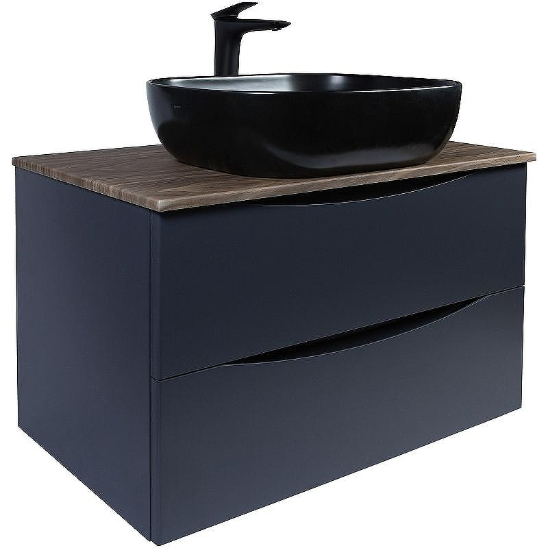 Тумба под раковину Bond Cube 80 T09807 подвесная Серая матовая Дуб, купить, цена, заказать, магазин, доставка, скидка, промокод, купить, цена, заказать, магазин, доставка, скидка, промокод