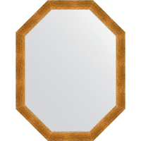 Зеркало Evoform Octagon 70x90 BY 7040 в багетной раме - Травленое золото 59, купить, цена, заказать, магазин, доставка, скидка, промокод, купить, цена, заказать, магазин, доставка, скидка, промокод