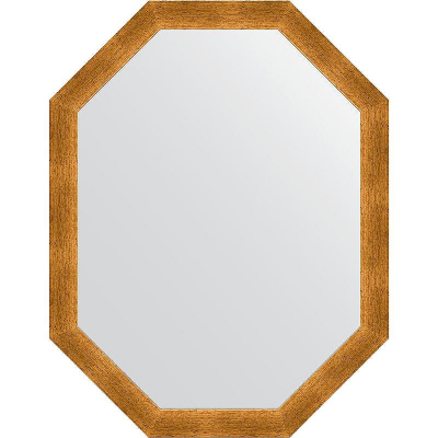 Зеркало Evoform Octagon 70x90 BY 7040 в багетной раме - Травленое золото 59