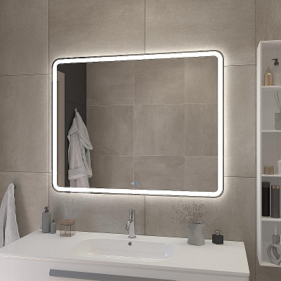 Зеркало Cezares Multicolore 100 CZR-SPC-MC-1000-800-RGB-TCH с подсветкой с сенсорным выключателем и функцией памяти