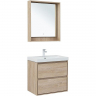 Тумба под раковину Aquanet Милан 70 336383 подвесная Дуб светлый, купить, цена, заказать, магазин, доставка, скидка, промокод, купить, цена, заказать, магазин, доставка, скидка, промокод