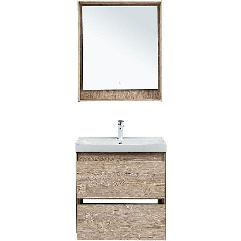 Тумба под раковину Aquanet Милан 70 336383 подвесная Дуб светлый, купить, цена, заказать, магазин, доставка, скидка, промокод, купить, цена, заказать, магазин, доставка, скидка, промокод