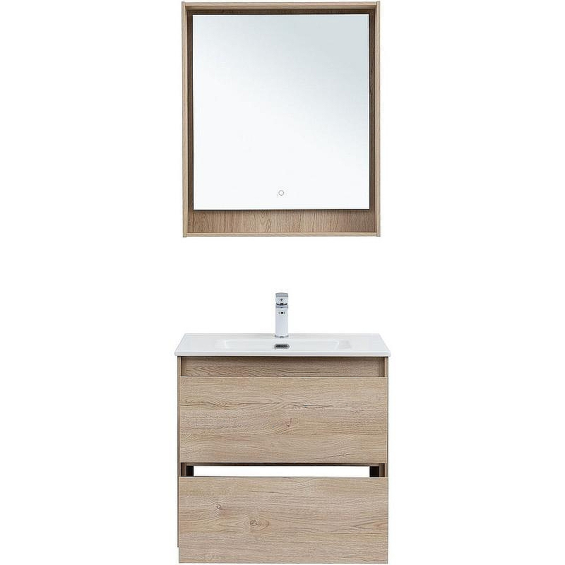 Тумба под раковину Aquanet Милан 70 336383 подвесная Дуб светлый, купить, цена, заказать, магазин, доставка, скидка, промокод, купить, цена, заказать, магазин, доставка, скидка, промокод