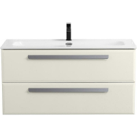 Тумба под раковину Cezares Eco-Cer-N 100 ECO-CER-N-1000-2C-SO-AS-P подвесная Альпака брашированная без ручек, купить, цена, заказать, магазин, доставка, скидка, промокод, купить, цена, заказать, магазин, доставка, скидка, промокод