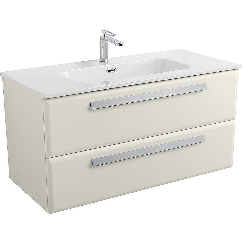 Тумба под раковину Cezares Eco-Cer-N 100 ECO-CER-N-1000-2C-SO-AS-P подвесная Альпака брашированная без ручек, купить, цена, заказать, магазин, доставка, скидка, промокод, купить, цена, заказать, магазин, доставка, скидка, промокод