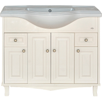 Тумба с раковиной Misty Шармель 105 УТ000001878 Бежевая, купить, цена, заказать, магазин, доставка, скидка, промокод, купить, цена, заказать, магазин, доставка, скидка, промокод