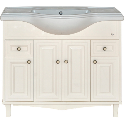 Тумба с раковиной Misty Шармель 105 УТ000001878 Бежевая