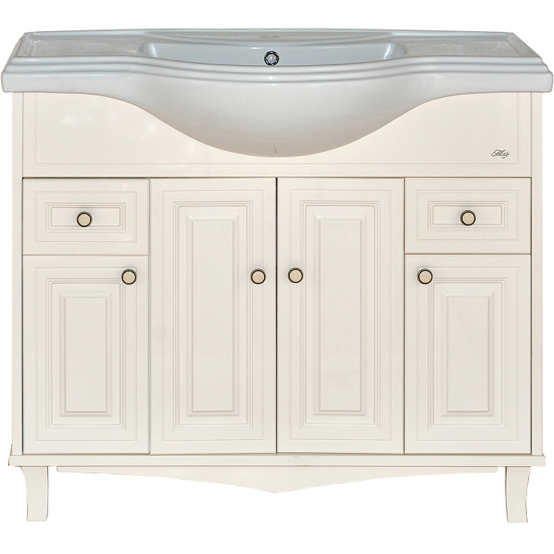 Тумба с раковиной Misty Шармель 105 УТ000001878 Бежевая, купить, цена, заказать, магазин, доставка, скидка, промокод, купить, цена, заказать, магазин, доставка, скидка, промокод