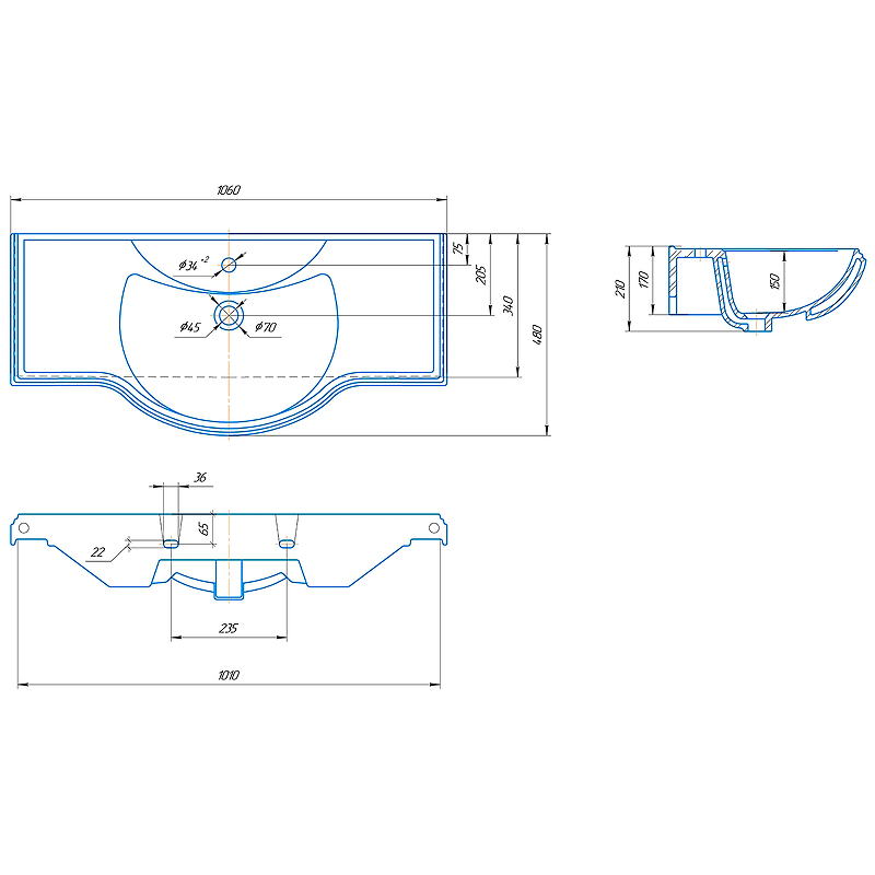 Тумба с раковиной Misty Шармель 105 УТ000001878 Бежевая, купить, цена, заказать, магазин, доставка, скидка, промокод, купить, цена, заказать, магазин, доставка, скидка, промокод