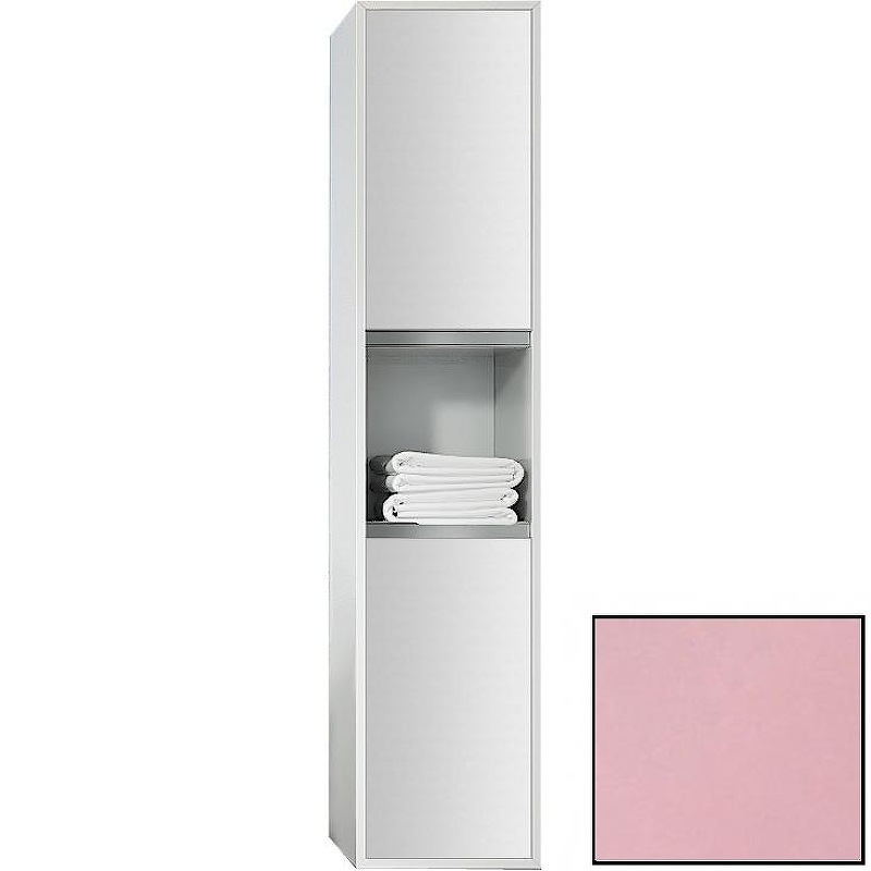 Шкаф пенал SanVit Контур 32 pkontur в цвете Ral горизонтальные ручки подвесной Розовый глянец, купить, цена, заказать, магазин, доставка, скидка, промокод, купить, цена, заказать, магазин, доставка, скидка, промокод