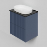 Тумба под раковину La Fenice Terra Twin 60 FNC-01-TER-BG-60-2 подвесная Синяя матовая, купить, цена, заказать, магазин, доставка, скидка, промокод, купить, цена, заказать, магазин, доставка, скидка, промокод