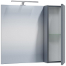 Зеркало со шкафом СанТа Альтаир 70 700503 с подсветкой Графит матовый, купить, цена, заказать, магазин, доставка, скидка, промокод, купить, цена, заказать, магазин, доставка, скидка, промокод