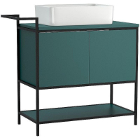 Тумба под раковину Cersanit Botanique 100 63015 Зеленая, купить, цена, заказать, магазин, доставка, скидка, промокод, купить, цена, заказать, магазин, доставка, скидка, промокод