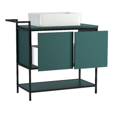 Тумба под раковину Cersanit Botanique 100 63015 Зеленая