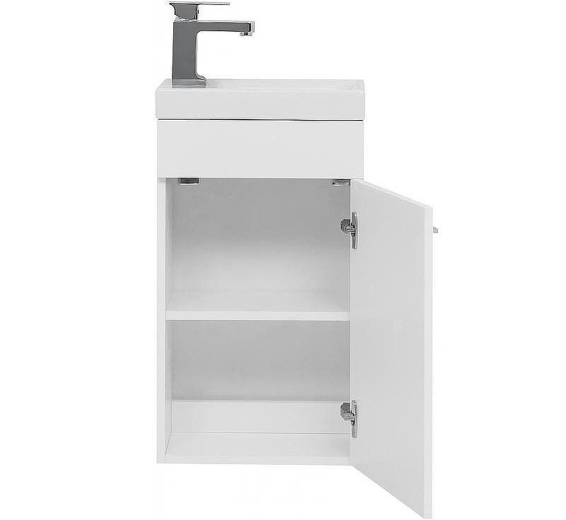 Тумба под раковину Aquanet Нота 40 R 246953 подвесная Белая, купить, цена, заказать, магазин, доставка, скидка, промокод, купить, цена, заказать, магазин, доставка, скидка, промокод