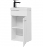 Тумба под раковину Aquanet Нота 40 R 246953 подвесная Белая, купить, цена, заказать, магазин, доставка, скидка, промокод, купить, цена, заказать, магазин, доставка, скидка, промокод