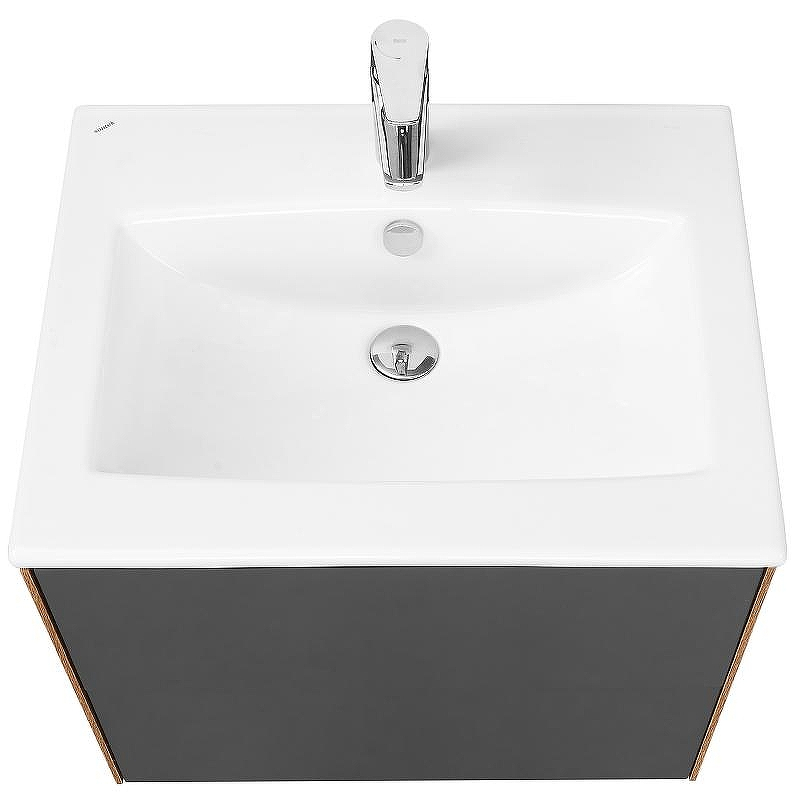 Тумба под раковину Aquaton Сохо 60 1A258001AJA00 подвесная Дуб веллингтон Графит софт, купить, цена, заказать, магазин, доставка, скидка, промокод, купить, цена, заказать, магазин, доставка, скидка, промокод