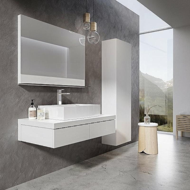 Шкаф пенал Ravak Formy 46 X000001260 подвесной Белый, купить, цена, заказать, магазин, доставка, скидка, промокод, купить, цена, заказать, магазин, доставка, скидка, промокод