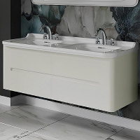 Тумба под раковину Kerasan Waldorf 144 925430 подвесная Bi vaniglia matt, купить, цена, заказать, магазин, доставка, скидка, промокод, купить, цена, заказать, магазин, доставка, скидка, промокод