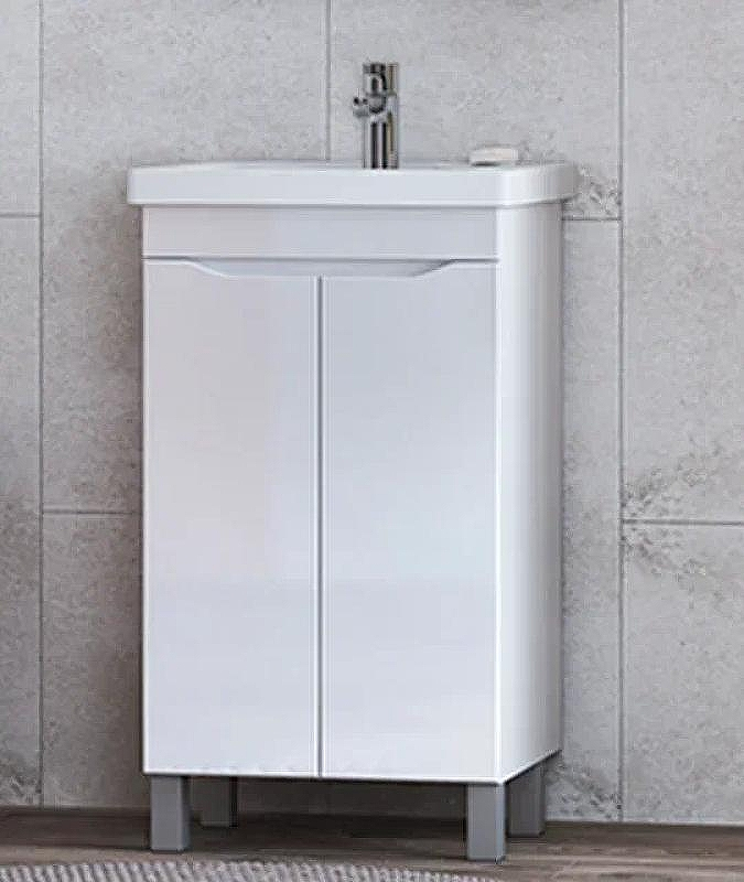 Тумба под раковину Vigo Grani 50 tn.GRI.FOS.50.2D Белая, купить, цена, заказать, магазин, доставка, скидка, промокод, купить, цена, заказать, магазин, доставка, скидка, промокод