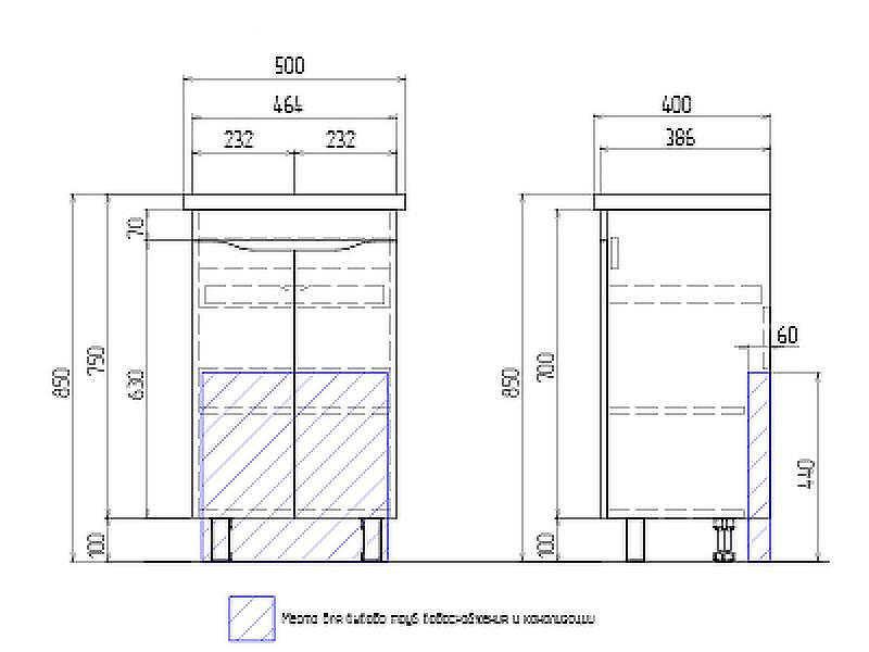 Тумба под раковину Vigo Grani 50 tn.GRI.FOS.50.2D Белая, купить, цена, заказать, магазин, доставка, скидка, промокод, купить, цена, заказать, магазин, доставка, скидка, промокод