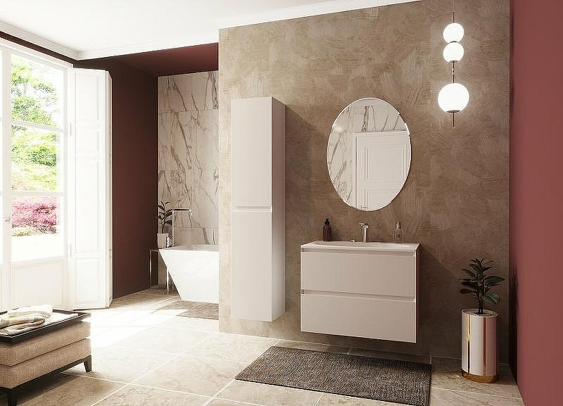 Шкаф пенал Эстет Malta 35 L ФР-00007061 подвесной Белый, купить, цена, заказать, магазин, доставка, скидка, промокод, купить, цена, заказать, магазин, доставка, скидка, промокод