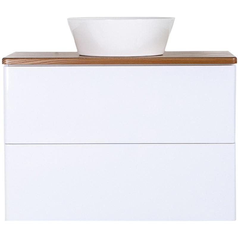 Тумба с раковиной Orange Otto 75 Ot-75TuWOOD+B08-360W подвесная Белая Ясень, купить, цена, заказать, магазин, доставка, скидка, промокод, купить, цена, заказать, магазин, доставка, скидка, промокод