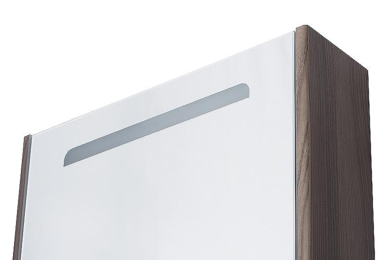 Зеркальный шкаф Aquaton Сильва 50 L 1A215502SIW5L с подсветкой Дуб макиато, купить, цена, заказать, магазин, доставка, скидка, промокод, купить, цена, заказать, магазин, доставка, скидка, промокод