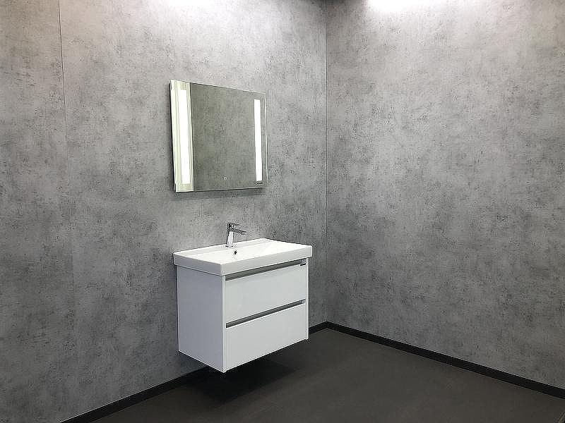 Тумба с раковиной Comforty Дублин 75 00004137103 подвесная Белый глянец, купить, цена, заказать, магазин, доставка, скидка, промокод, купить, цена, заказать, магазин, доставка, скидка, промокод