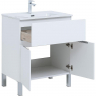 Тумба под раковину Aquanet Алвита New 70 303901 Белая матовая, купить, цена, заказать, магазин, доставка, скидка, промокод, купить, цена, заказать, магазин, доставка, скидка, промокод