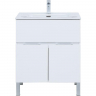 Тумба под раковину Aquanet Алвита New 70 303901 Белая матовая, купить, цена, заказать, магазин, доставка, скидка, промокод, купить, цена, заказать, магазин, доставка, скидка, промокод
