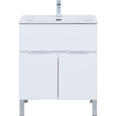 Тумба под раковину Aquanet Алвита New 70 303901 Белая матовая