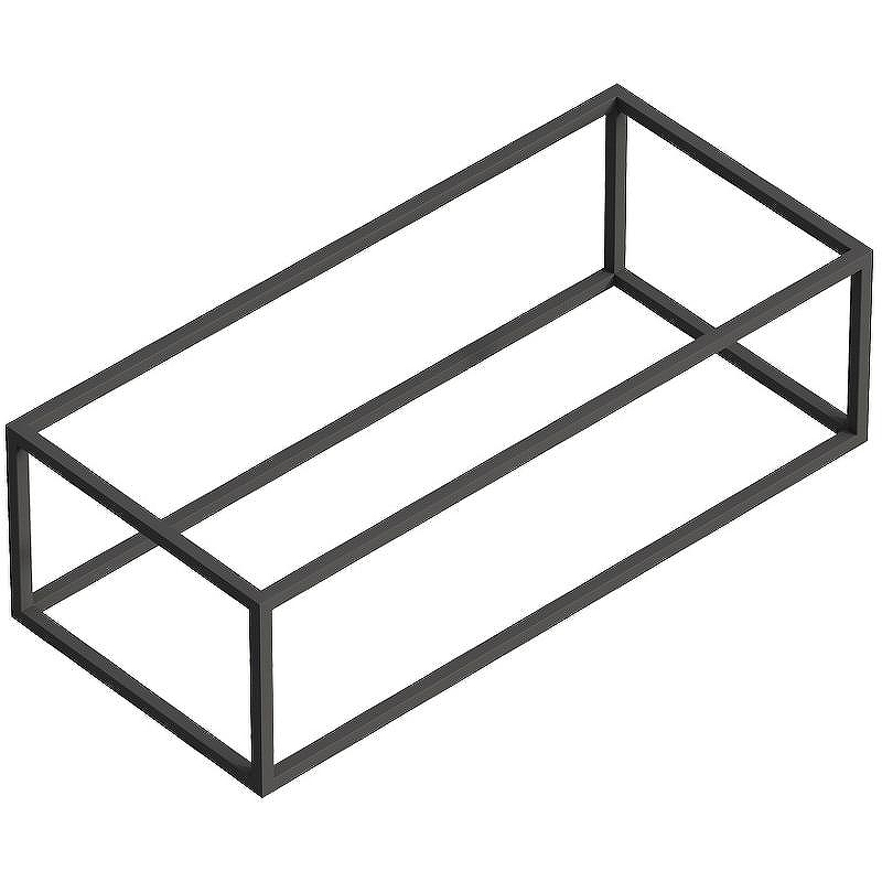 Консоль под раковину Cezares Cadro 90 CADRO-90/46/30-1C-SO-MET-ST Черная матовая, купить, цена, заказать, магазин, доставка, скидка, промокод, купить, цена, заказать, магазин, доставка, скидка, промокод