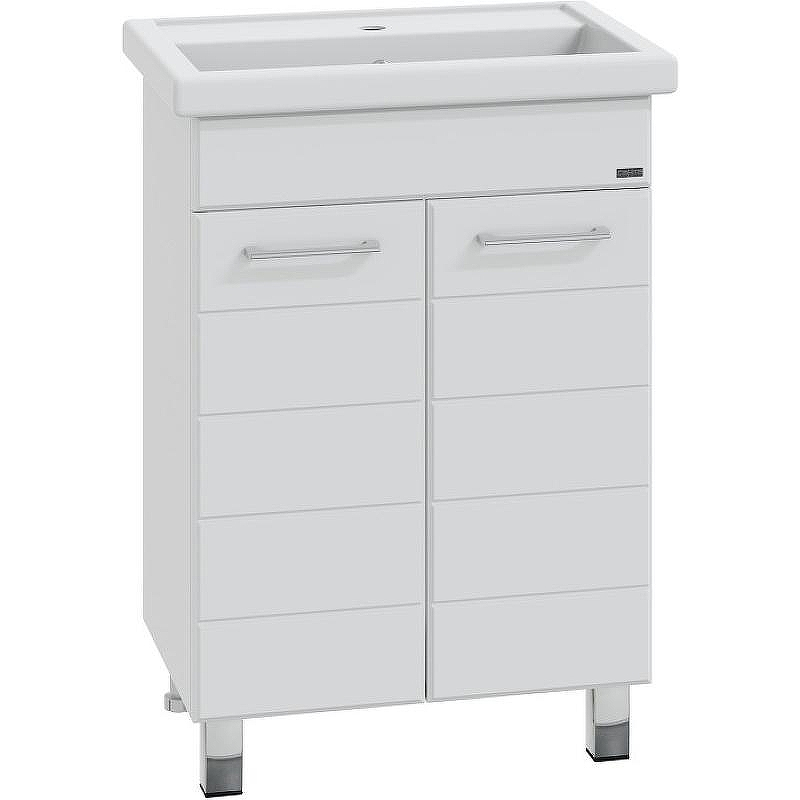 Тумба под раковину СанТа Омега 60 207044 Белая, купить, цена, заказать, магазин, доставка, скидка, промокод, купить, цена, заказать, магазин, доставка, скидка, промокод