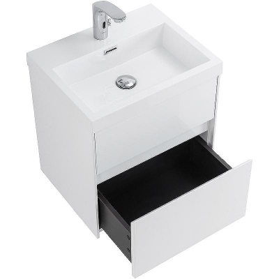 Тумба под раковину BelBagno Pietra Mini 50 PIETRA MINI-500AS-2C-SO-BL подвесная Bianco Lucido