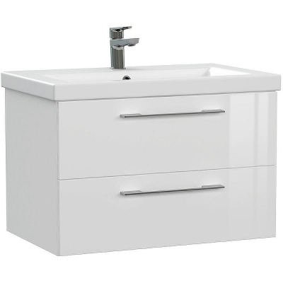 Тумба под раковину Cersanit Lara 70 64135 подвесная Белая