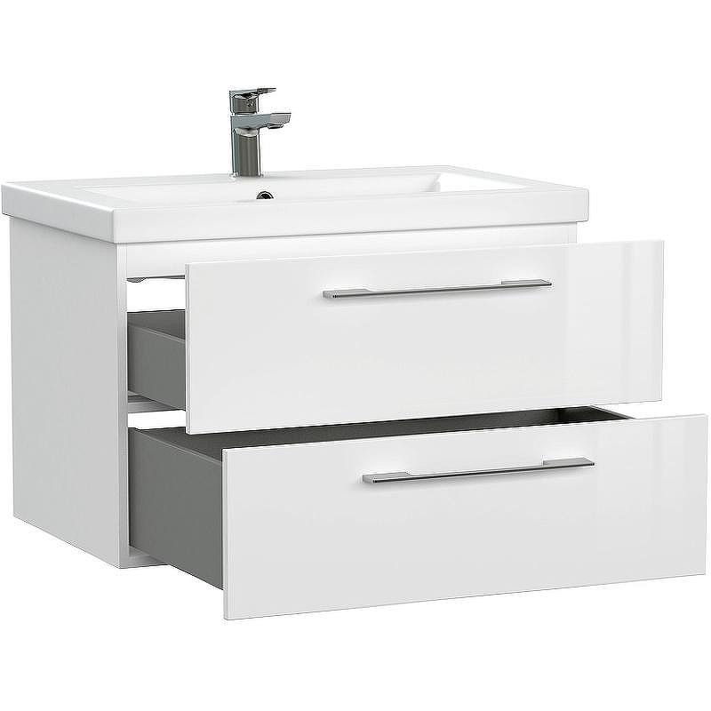 Тумба под раковину Cersanit Lara 70 64135 подвесная Белая, купить, цена, заказать, магазин, доставка, скидка, промокод, купить, цена, заказать, магазин, доставка, скидка, промокод