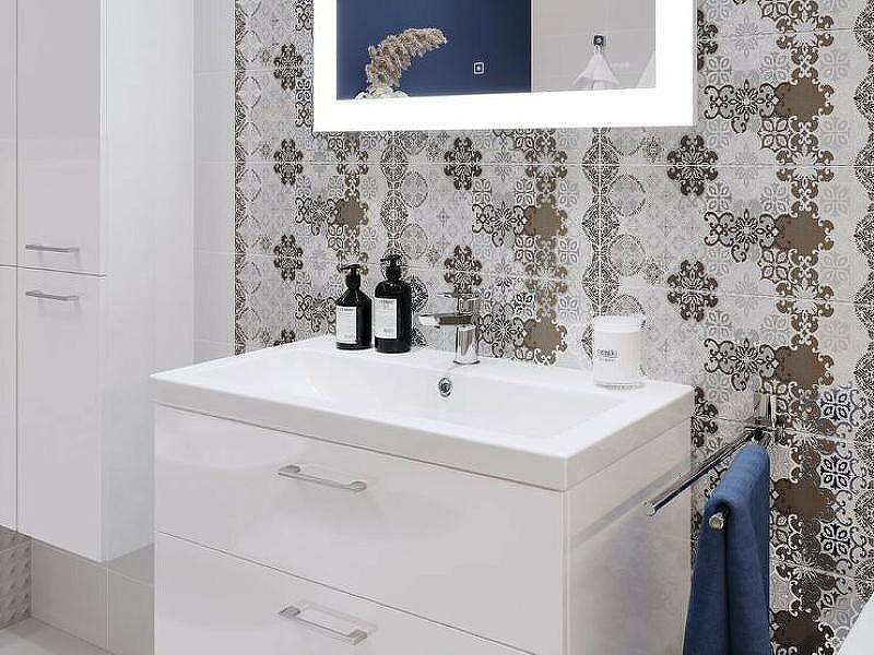 Тумба под раковину Cersanit Lara 70 64135 подвесная Белая, купить, цена, заказать, магазин, доставка, скидка, промокод, купить, цена, заказать, магазин, доставка, скидка, промокод