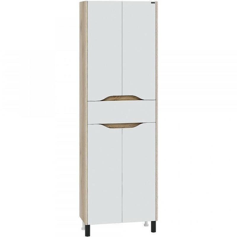 Шкаф пенал СанТа Сатурн 60 700375 Белый Дуб австрийский, купить, цена, заказать, магазин, доставка, скидка, промокод, купить, цена, заказать, магазин, доставка, скидка, промокод