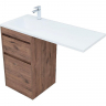 Тумба с раковиной Aquanet Токио 110 L 335585 Дуб веллингтон, купить, цена, заказать, магазин, доставка, скидка, промокод, купить, цена, заказать, магазин, доставка, скидка, промокод