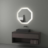 Зеркало Evoform Ledshine 80x80 BY 2605 с подсветкой 25.5 W - сенсорный выключатель - нейтральный белый свет, купить, цена, заказать, магазин, доставка, скидка, промокод, купить, цена, заказать, магазин, доставка, скидка, промокод