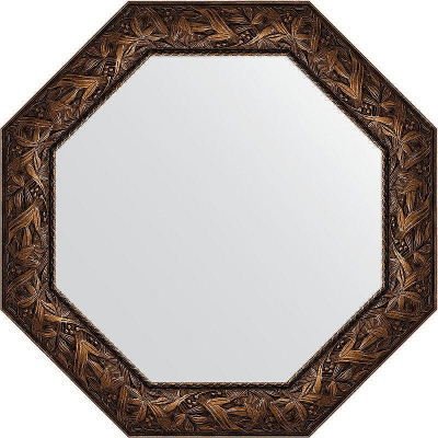Зеркало Evoform Octagon 79х79 BY 3837 в багетной раме - Византия бронза 99