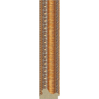 Зеркало Evoform Octagon 56х56 BY 3977 в багетной раме - Золотые бусы на бронзе 60