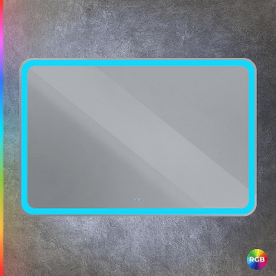 Зеркало Cezares Multicolore 120 CZR-SPC-MC-1200-800-RGB-TCH с подсветкой с сенсорным выключателем и функцией памяти