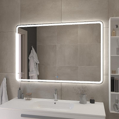 Зеркало Cezares Multicolore 120 CZR-SPC-MC-1200-800-RGB-TCH с подсветкой с сенсорным выключателем и функцией памяти