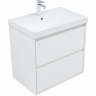 Тумба под раковину Aquanet Милан 70 336368 подвесная Белый глянец, купить, цена, заказать, магазин, доставка, скидка, промокод, купить, цена, заказать, магазин, доставка, скидка, промокод