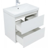 Тумба под раковину Aquanet Милан 70 336368 подвесная Белый глянец, купить, цена, заказать, магазин, доставка, скидка, промокод, купить, цена, заказать, магазин, доставка, скидка, промокод
